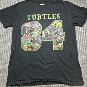 Teenage Mutant Ninja Turtles 84 T-Shirt Mens L Black Nickelodeon TMNT Graphic